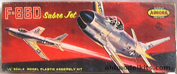 Aurora 1/48 F-86D Sabre Jet, 77-98 plastic model kit